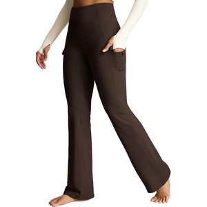 image:imageHeathyoga Cargo Pants Women Fleece Lined Leggings Waterproof Hiking Pants Women Thermal Pants Warm Wide Leg Sweatpants WinterEspresso