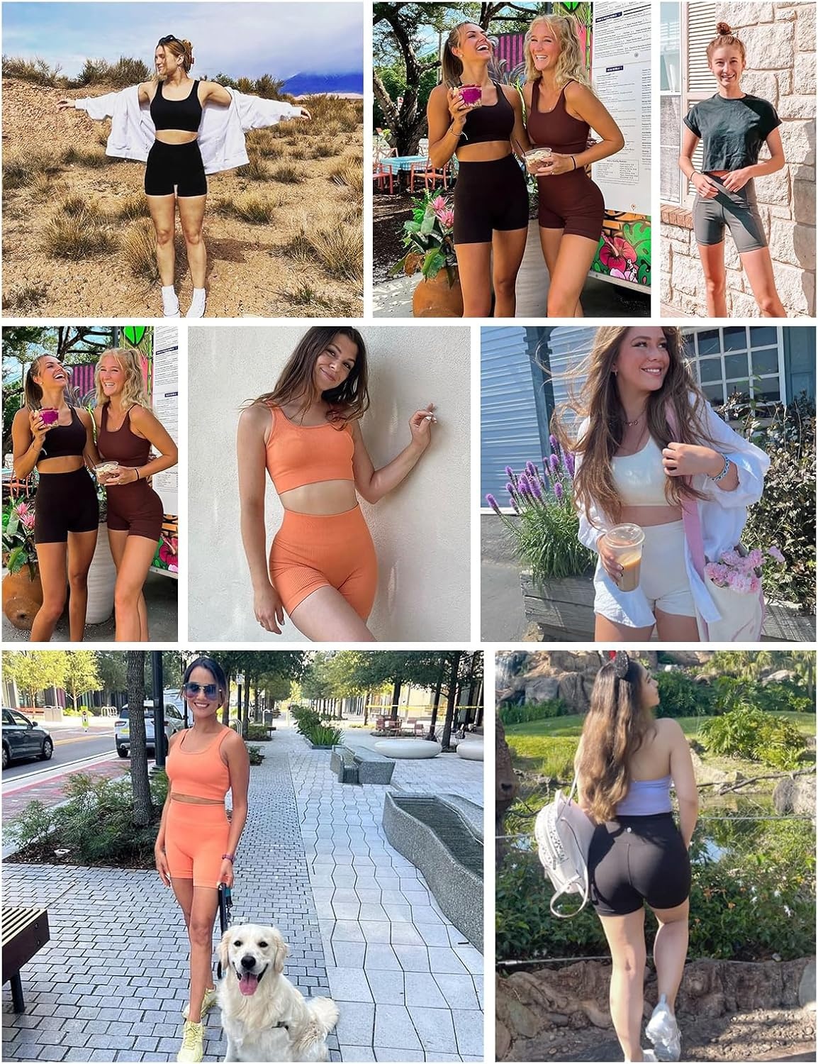 image:imageHeathyoga Biker Shorts Women Tummy Control 5 Workout Shorts Women with Pockets High Waisted Spandex Short for Gym YogaBone