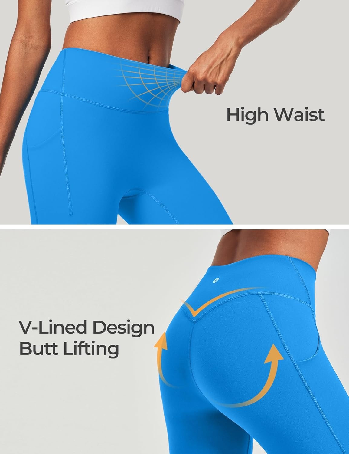 image:imageHeathyoga Buttery Soft Capri Leggings with Pockets for Women Tummy Control Capri Pants High Waisted Yoga Pants WomenPoolside