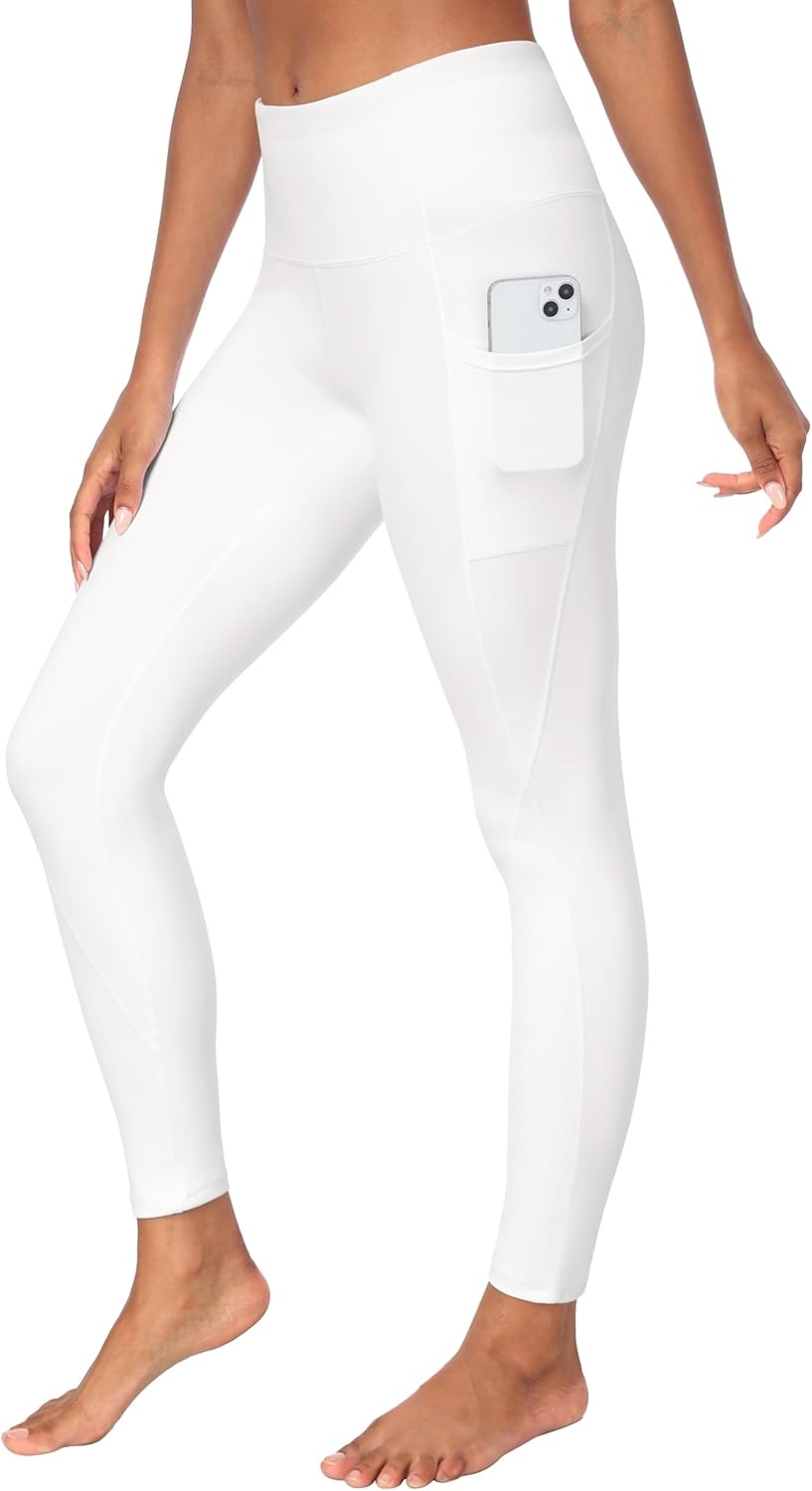 image:imageHeathyoga Leggings with Pockets for Women Tummy Control High Waisted Yoga Pants Women Compression Workout LeggingsBone