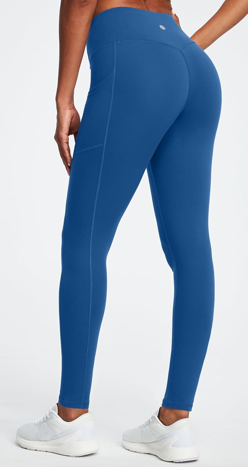 image:imageHeathyoga Leggings with Pockets for Women Tummy Control High Waisted Yoga Pants with Pockets for Women Compression LeggingsIndigao