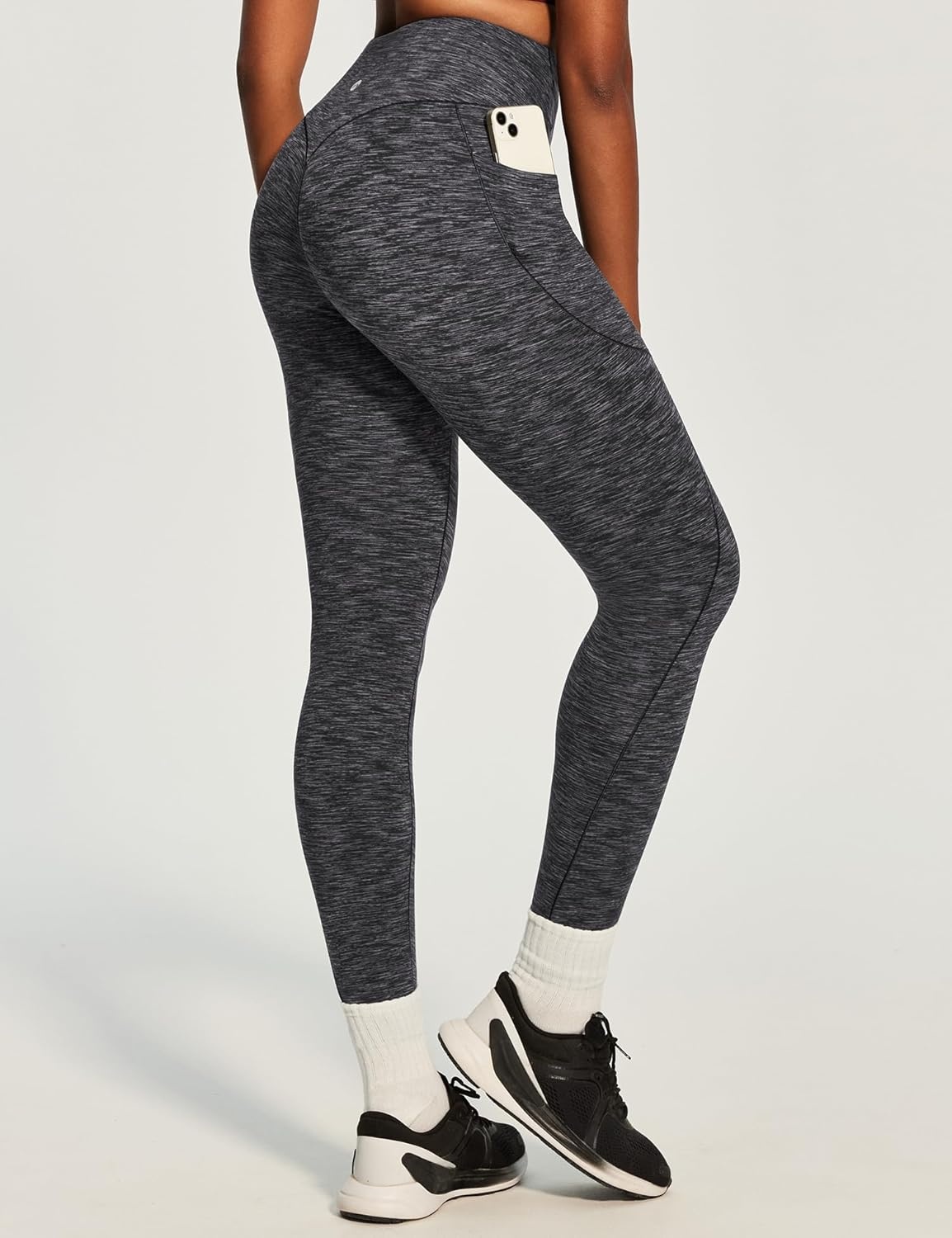 image:imageHeathyoga Scrunch Butt Lifting Leggings with Pockets for Women Tummy Control Compression Leggings No Front Seam Yoga PantsInk