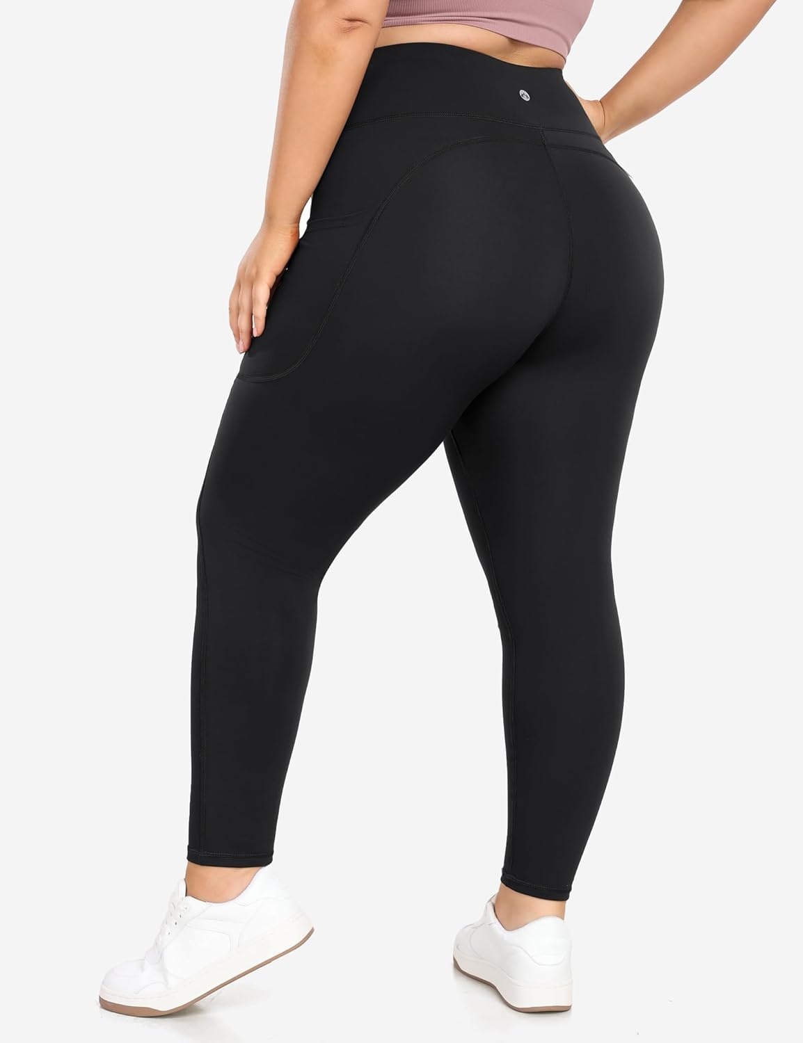 image:imageHeathyoga X6XL Plus Size Leggings for Women with Pockets Tummy Control Plus Size Yoga Pants High Waist Workout ClothesBlack