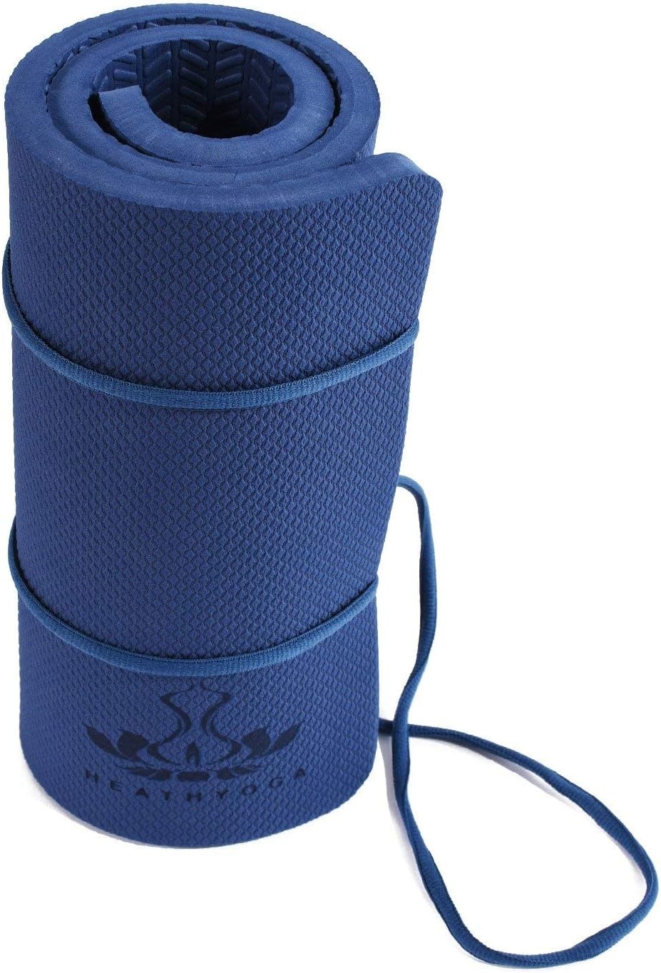 image:imageYoga Knee Pads Cushion NonSlip Knee Mat by Heathyoga Knee Pad for Gardening Yard Work Yoga Knee Pad Cushion for Yoga and Floor Exercises Yoga Mat Accessory 26x10x05Dark Blue