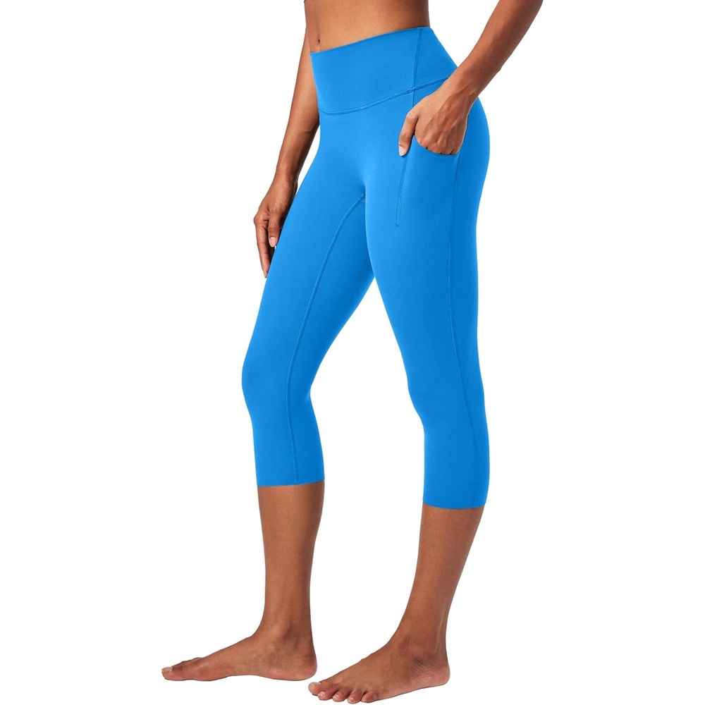 image:imageHeathyoga Buttery Soft Capri Leggings with Pockets for Women Tummy Control Capri Pants High Waisted Yoga Pants WomenPoolside