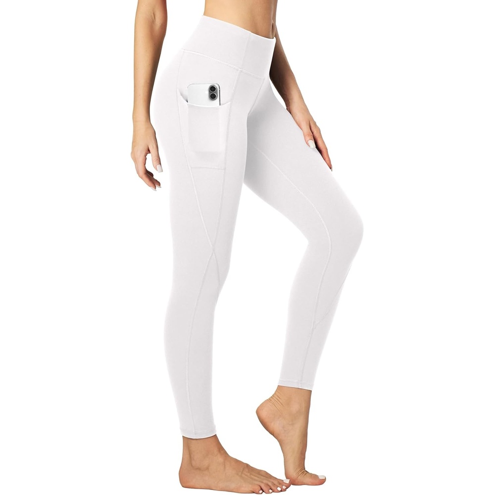 image:imageHeathyoga Leggings with Pockets for Women Tummy Control High Waisted Yoga Pants Women Compression Workout LeggingsBone