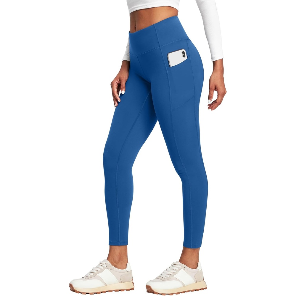 image:imageHeathyoga Leggings with Pockets for Women Tummy Control High Waisted Yoga Pants with Pockets for Women Compression LeggingsIndigao