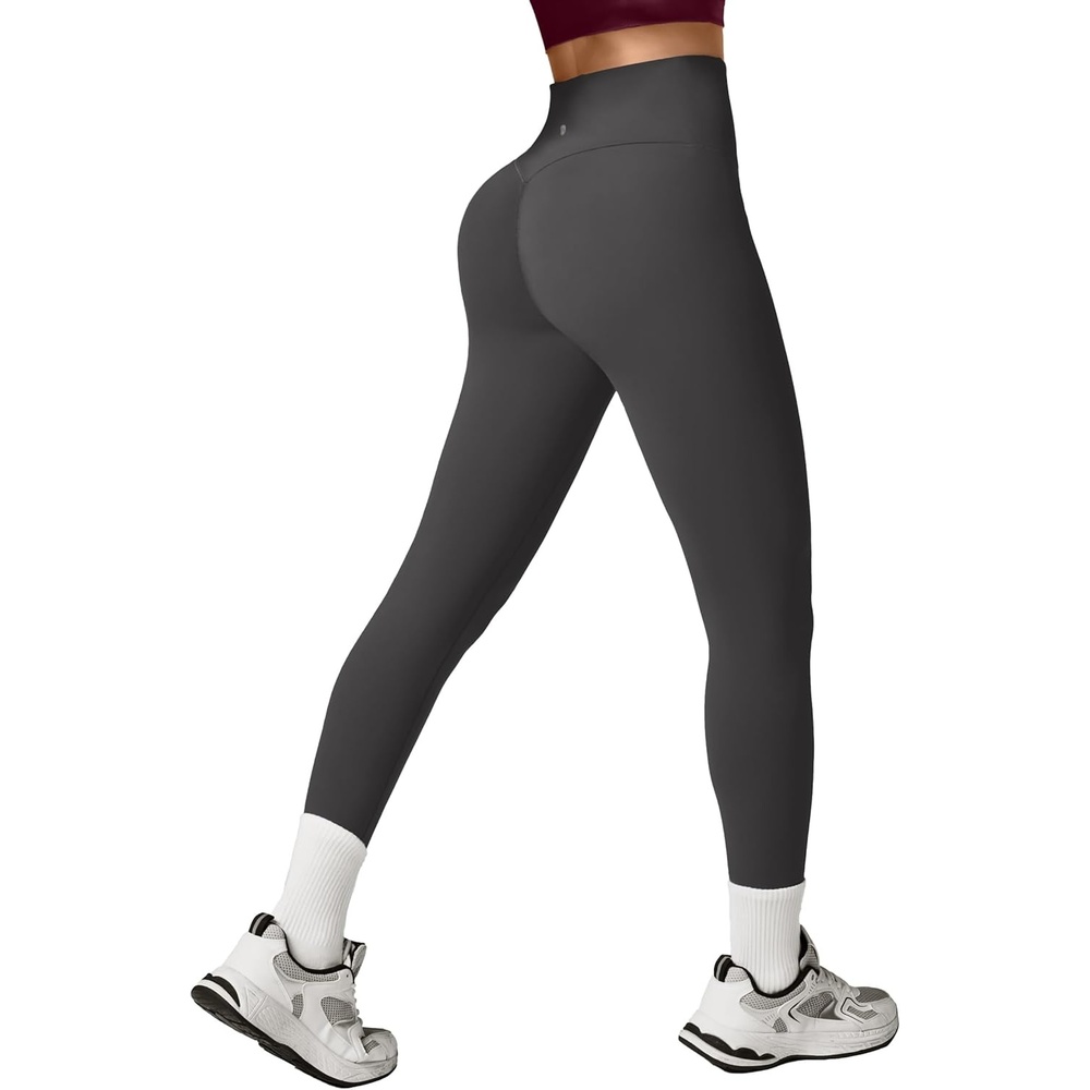 image:imageHeathyoga Scrunch Butt Lifting Leggings for Women Tummy Control No Front Seam Compression Leggings for Women Yoga Pants WomenGrey