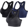 3 Packs-black+blue+grey