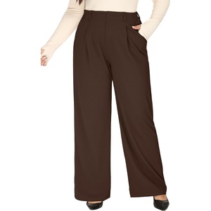 image:imageHeathyoga 1X5X Plus Size Stretchy Work Pants Women Pull on Womens Dress Pants Business Casual Outfits Slacks for WomenCoffee