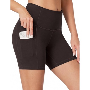 image:imageHeathyoga Biker Shorts Women Tummy Control 5 Workout Shorts Women with Pockets High Waisted Spandex Short for Gym YogaEspresso