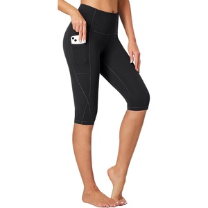 image:imageHeathyoga Capri Leggings for Women High Waisted Capri Leggings with Pockets for Women Tummy Control Yoga Pants WomenBlack 16