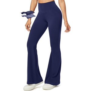 image:imageHeathyoga Flare Leggings for Women Tummy Control Yoga Pants Women Flared Leggings with Pocket Bell Bottom LeggingNavy Blue