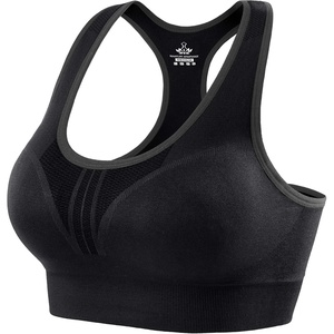 image:imageHeathyoga High Impact Sports Bras for Women High Support Padded Sports Bra Pack Racerback Bras for Women Workout Bra SetsDark