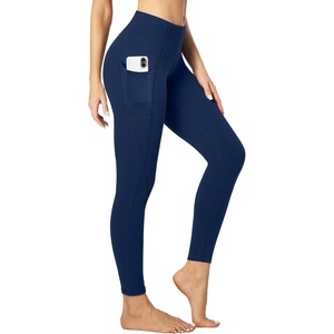 image:imageHeathyoga Leggings with Pockets for Women Tummy Control High Waisted Yoga Pants Women Compression Workout LeggingsBlue