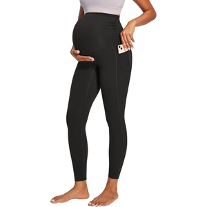 image:imageHeathyoga Maternity Leggings with Pockets Pregnancy Leggings for Women Maternity Workout Leggings Maternity Yoga PantsBlack
