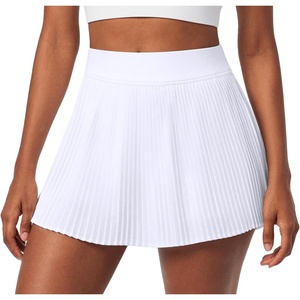 image:imageHeathyoga Pleated Tennis Skirts for Women High Waisted Athletic Skorts for Woman with Pockets Tummy Control Golf SkirtsWhite