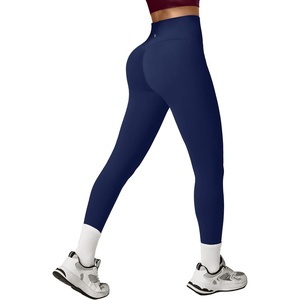 image:imageHeathyoga Scrunch Butt Lifting Leggings for Women Tummy Control No Front Seam Compression Leggings for Women Yoga Pants WomenNavy Blue