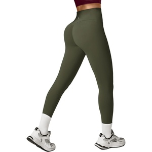image:imageHeathyoga Scrunch Butt Lifting Leggings for Women Tummy Control No Front Seam Compression Leggings for Women Yoga Pants WomenOlive Green