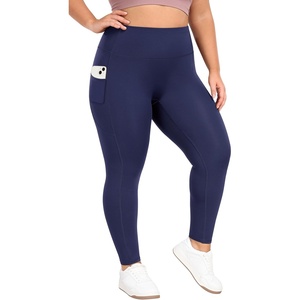 image:imageHeathyoga X6XL Plus Size Leggings for Women with Pockets Tummy Control Plus Size Yoga Pants High Waist Workout ClothesDarkblue