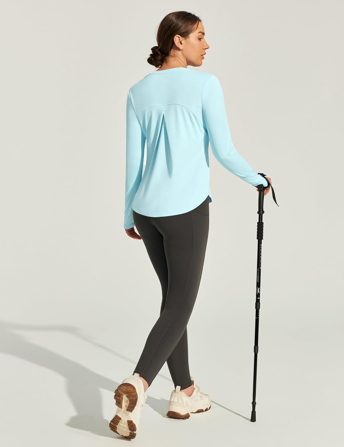 image:imageHeathyoga Womens Workout Tops UPF 50 Long Sleeve Sun Shirts for Women SPF Rash Guard UV Protection Hiking Running ShirtsMint Green