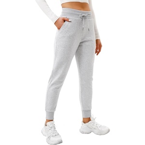 image:imageHeathyoga Fleece Lined Joggers for Women Thermal Sweatpants for Women Joggers with Pockets Workout Pants Running PantsLight Gray