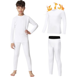 image:imageHeathyoga Thermal Underwear for Kids Boys Toddler Thermal Set Fleece Lined Long Johns Base Layer Winter Clothes for GirlsWhite