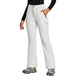 image:imageHeathyoga Snow Ski Pants Women Waterproof Softshell Insulated Fleece Lined Pants Snowboard Hiking Pants for Outdoor WinterWhite