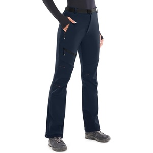 image:imageHeathyoga Snow Ski Pants Women Waterproof Softshell Insulated Fleece Lined Snowboard Pants Hiking Pants for Winter OutdoorNavy Blue
