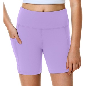 image:imageHeathyoga 5 Girls Volleyball Shorts for Teen Girls Dance Biker Shorts Kids Gymnastics Athletic SpandexLavender