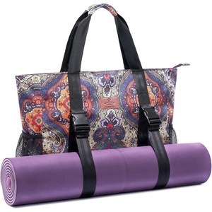 image:imageHeathyoga MultiFunctional Yoga Mat Carrier Gym Tote Bag  Large Mat Pocket Womens Workout BagBuckleTotem
