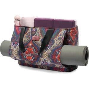 image:imageHeathyoga MultiFunctional Yoga Mat Carrier Gym Tote Bag  Large Mat Pocket Womens Workout BagZipperTotem
