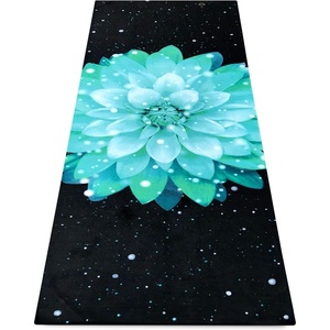 image:imageHeathyoga Non Slip Hot Yoga Towel 100 Microfiber Non Slip Yoga Mat Towel for Hot Yoga Pilates and Fitness Exclusive Corner Pockets Design  Free Spray BottleLotus