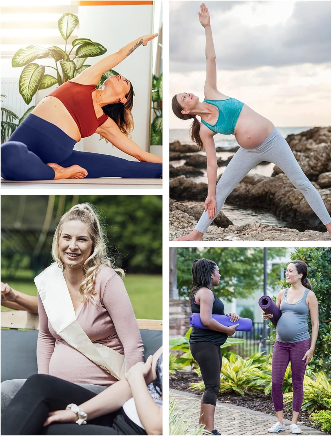 image:imageHeathyoga Maternity Leggings with Pockets Pregnancy Yoga Pants for Womens Workout