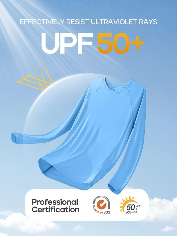 image:imageHeathyoga Boys Rash Guard UPF 50 Swim Shirt UV Sun Protection Hooded Long Sleeve