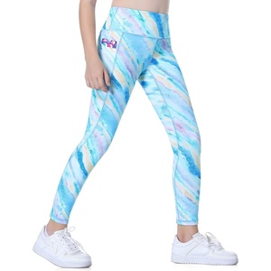 image:imageHeathyoga Girls Leggings with Pockets Athletic Leggings Girls Pants Clothes for Teen Girl Kids Dance WorkoutRainbow