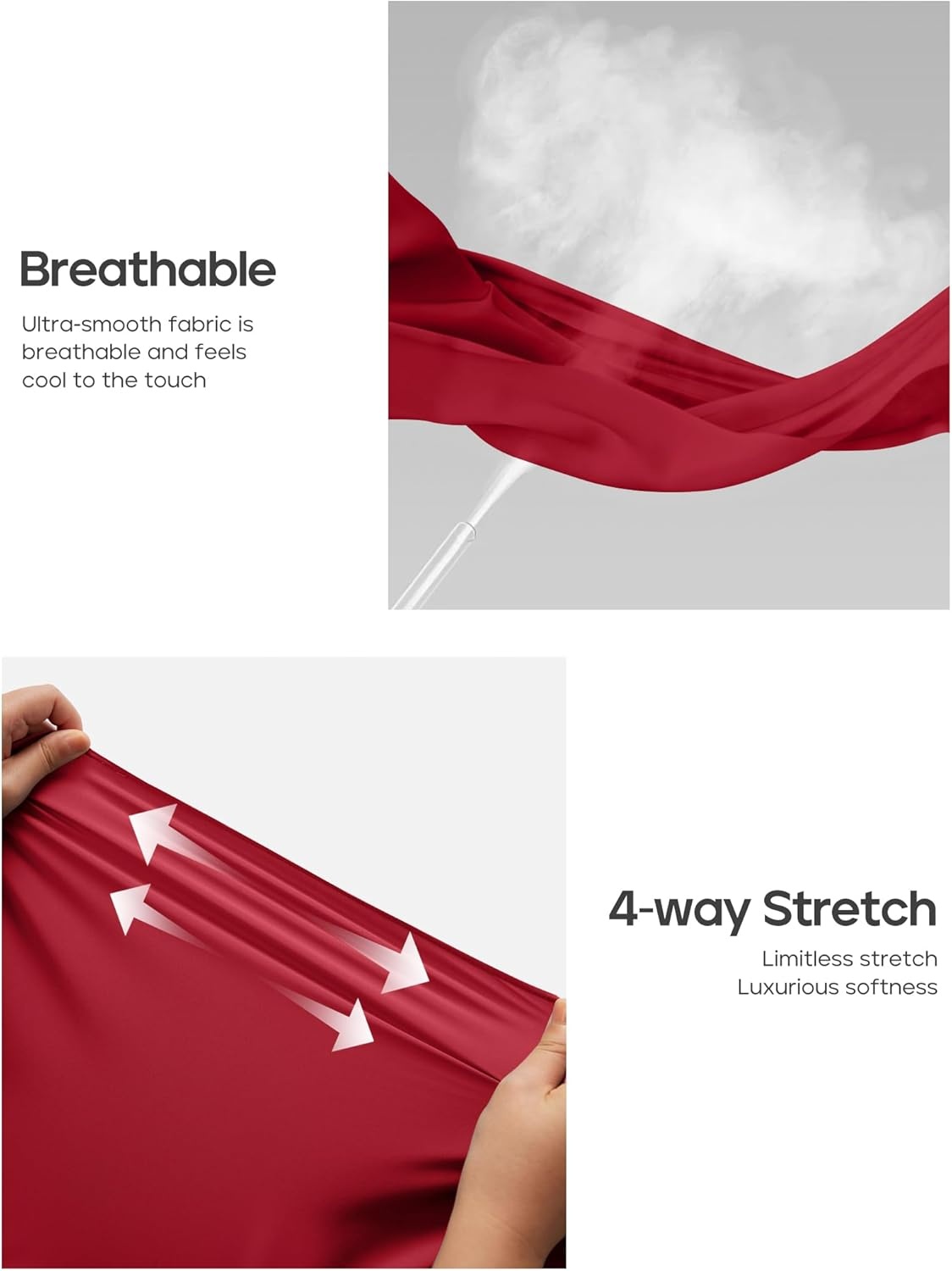 image:imageHeathyoga High Waist Wrap Skirt with Shorts Flowy Skirts for Women Trendy Summer Ruffle High Low Maxi Skirt with SlitRed