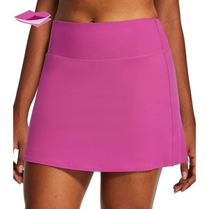 image:imageHeathyoga 15 Tennis Skirt for Women Tummy Control Tennis Skirts for Women A Line Athletic Skorts for Woman with PocketsPink